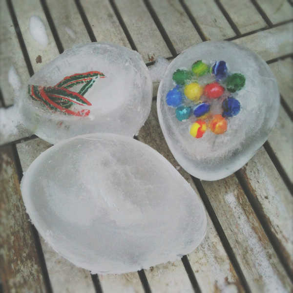 IJsballonnen, super leuke winter knutsel
